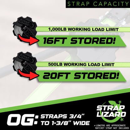 Strap Lizard OG | Ratchet Strap Storage & Tail Management Accessory