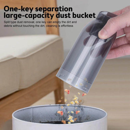 Emptying dry debris from the handheld vacuum dust cup